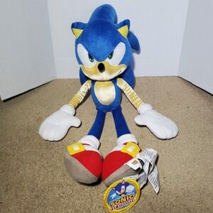 Sonic The Hedgehog 24" Jumbo Stuffed Animal Plush Pillow Large Sega Franco NWT
